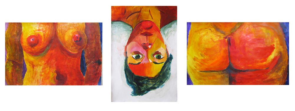 2007 morceaux choisis(triptyque 104x72cm)